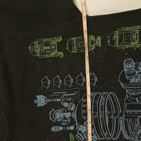 Star Wars Inside R2D2 Graphic Tee Youth Large PTP 16" - Picture 3 of 7